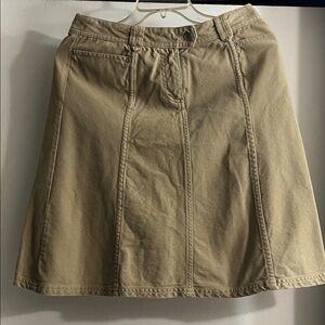 Style & Co. Beige A-Line Skirt